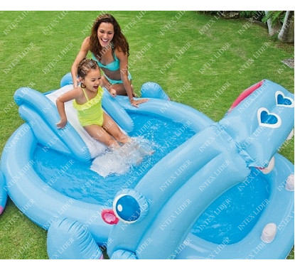 Детский водный игровой центр "Гиппопотам" Intex 57150