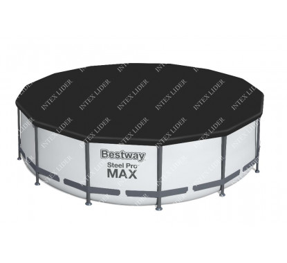 Круглый каркасный бассейн Bestway 427х122см+фильтр-насос, лестница, тент, 5612X